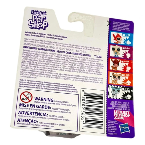 Littlest Pet Shop  Figure Maddy Mopton Dog Purple Series 1 New Collectible - Picture 3 of 4